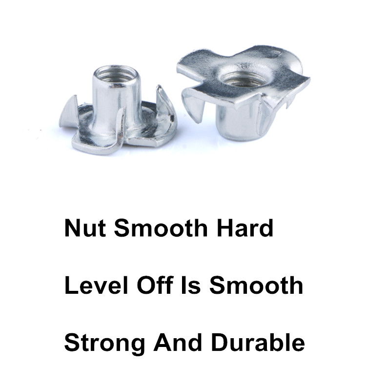 M6 M10 M12 Galvanized Din1624 Tee T Nut With Prong Buy tee nut, furniture t nut, galvanized